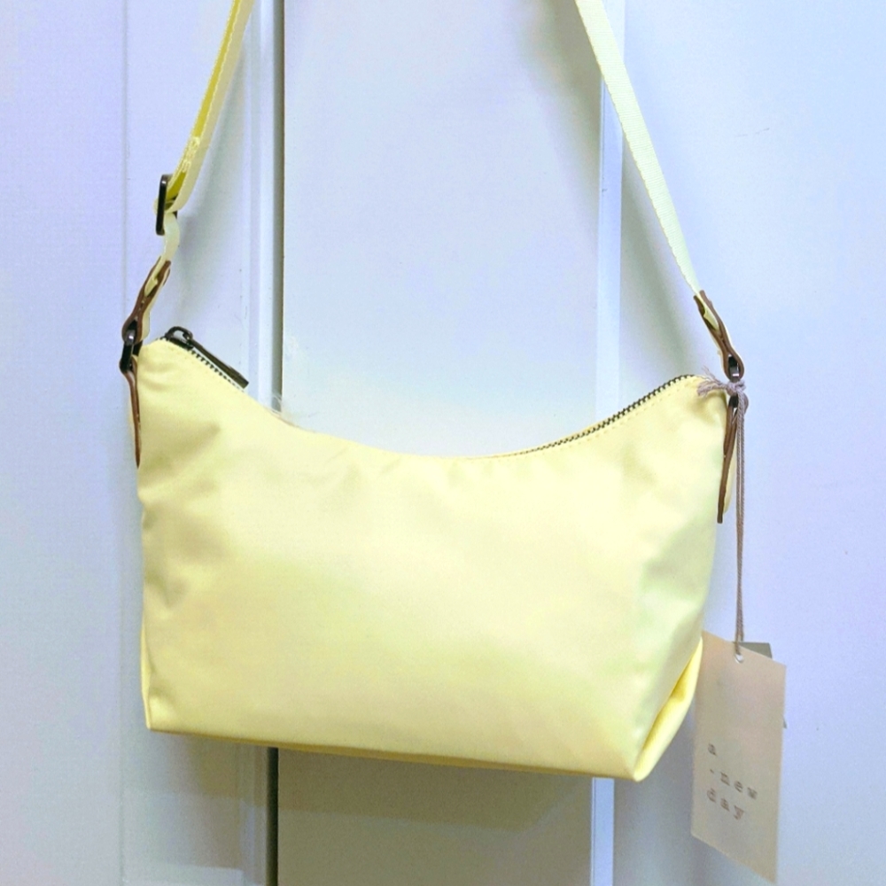 Neon yellow purse